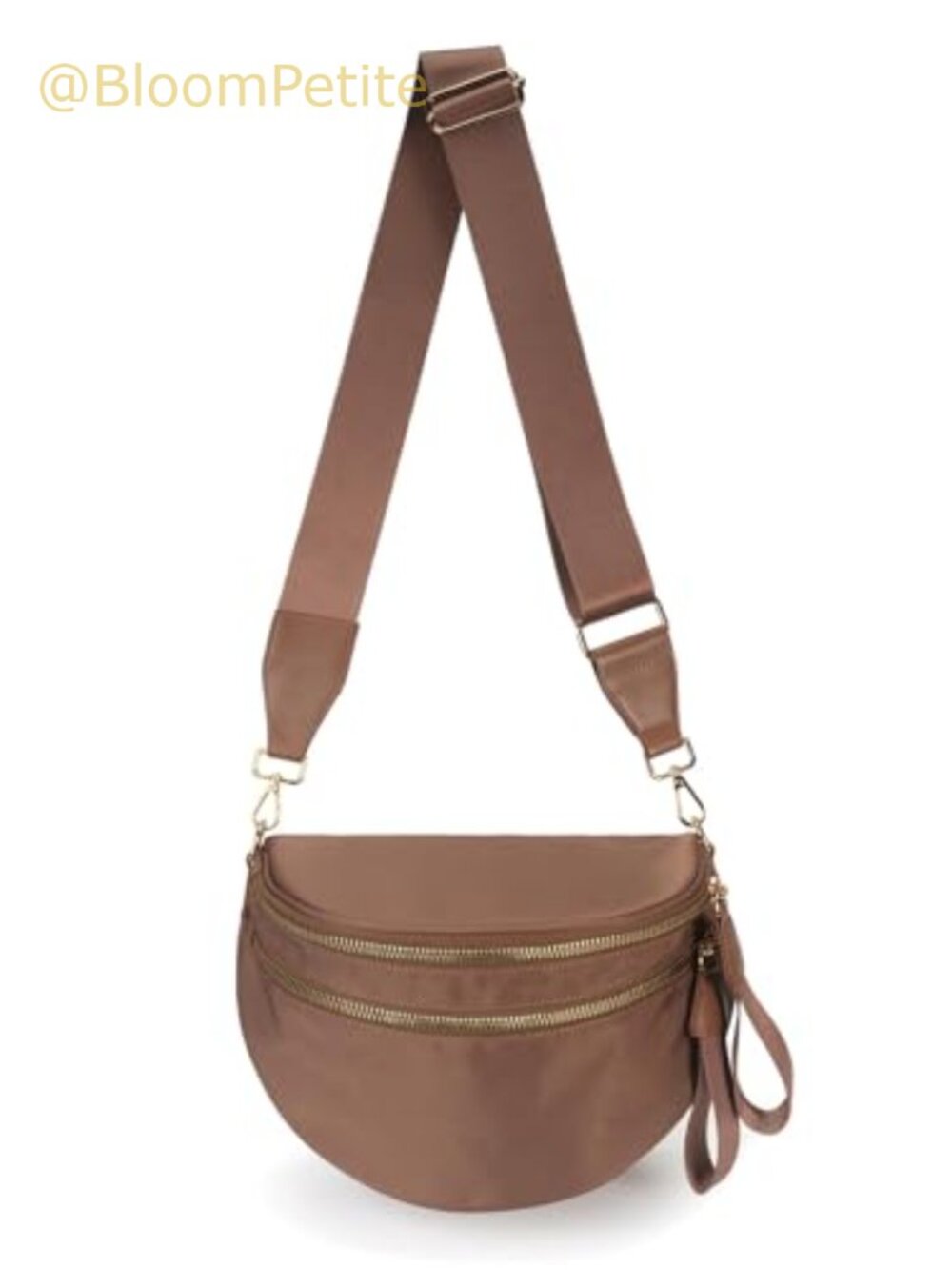 Water-Resistant Nylon Crossbody Bum Bag Waist Pack Oversized